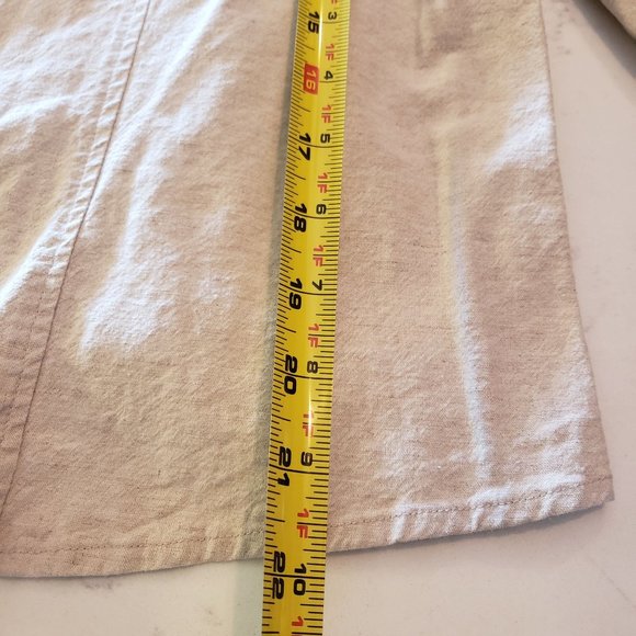 Lane Bryant Linen Blazer size 16 Oatmeal speckled - Picture 8 of 8